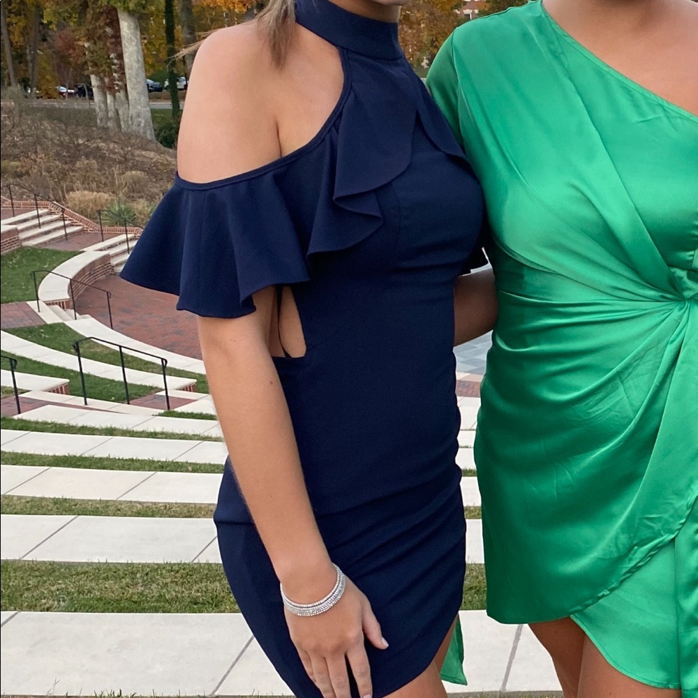 Navy semi-formal dress